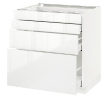 Sz stj 4fr/4szu, biały/Ringhult biały METOD / MAXIMERA 290.499.73