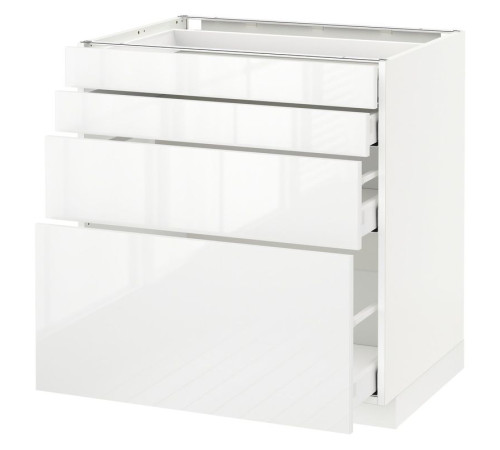 Sz stj 4fr/4szu, biały/Ringhult biały METOD / MAXIMERA 290.499.73