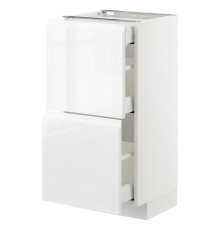 Sz stj 2fr/3szu, белый/Воксторп глянец/белый МЕТОД / МАКСИМЕРА 292.550.53