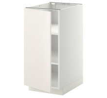 Szafka st/półki, biały/Veddinge biały METOD 294.581.97