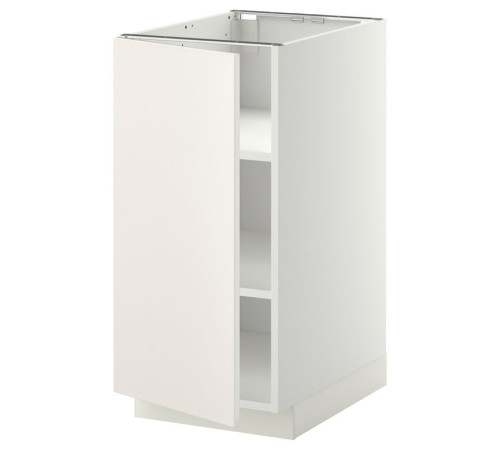 Szafka st/półki, biały/Veddinge biały METOD 294.581.97