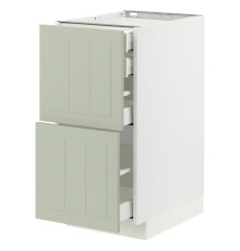Sz stj 2fr/2n/w szu, белый/Стенсунд светло-зеленый МЕТОД / МАКСИМЕРА 294.872.32