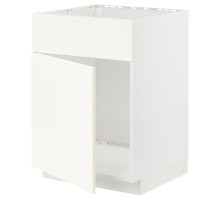 Дверца раковины Sza sto/fr, белая/Vallstena white METOD 295.071.45