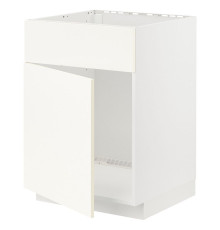 Дверца раковины Sza sto/fr, белая/Vallstena white METOD 295.071.45