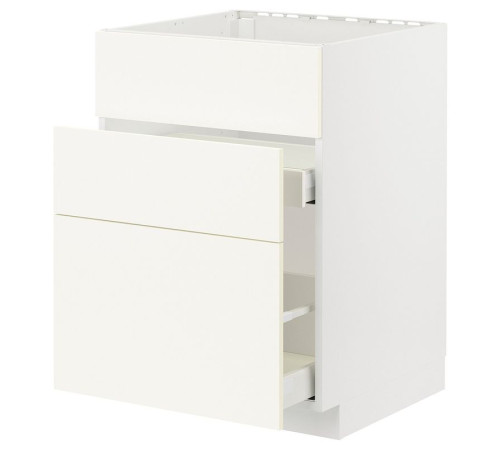 Sz stj zl+3fr/2szu, biały/Vallstena biały METOD / MAXIMERA 295.071.74