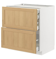 Sz stj 2fr/2n/w szu, белый/Дуб Форсбака МЕТОД / МАКСИМЕРА 295.091.49