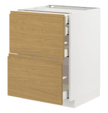 Sz stj 2fr/2n/dir/w szu, белый/Воксторп под дуб МЕТОД / МАКСИМЕРА 295.380.95