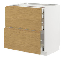 Sz stj 2fr/2n/dir/w szu, белый/Воксторп под дуб МЕТОД / МАКСИМЕРА 295.390.90