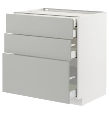 Sz stj 3fr/2n/w szu, белый/Хавсторп светло-серый МЕТОД / МАКСИМЕРА 295.391.65