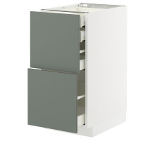 Sz stj 2fr/2n/w szu, белый/Nickebo матовый серо-зеленый МЕТОД / МАКСИМЕРА 295.653.19