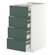 Sza stj 4fr/2n/3dsr szu, белый/Оспудден темно-серо-зеленый МЕТОД / МАКСИМЕРА 296.041.89