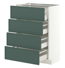Sza st 4fr/4szu, белый/Aspudden темно-серо-зеленый МЕТОД / МАКСИМЕРА 296.050.99
