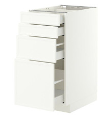 Sza st 4fr/4szu, белый/Аспудден матовый белый МЕТОД / МАКСИМЕРА 296.247.57