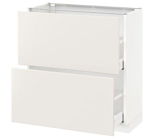 Szafka/2 szu/, biały/Veddinge biały METOD / MAXIMERA 390.514.99