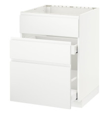 Sz stj zl+3fr/2szu, белый/Воксторп матовый белый МЕТОД / МАКСИМЕРА 391.121.10