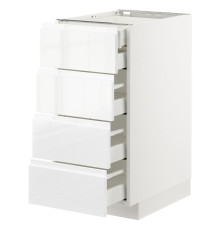 Sz stj 4fr/2n/3dsr szu, белый/Воксторп глянец/белый МЕТОД / МАКСИМЕРА 392.542.89