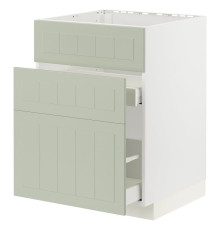 Sz stj zl+3fr/2szu, белый/Стенсунд светло-зеленый МЕТОД / МАКСИМЕРА 394.873.21
