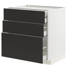Sz stj 3fr/2n/dir/w szu, белый/Nickebo матовый антрацит МЕТОД / MAXIMERA 394.988.81