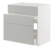 Sz stj zl+3fr/2szu, biały/Havstorp jasnoszary METOD / MAXIMERA 395.385.23