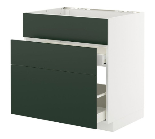 Sz stj zl+3fr/2szu, biały/Havstorp głęboki zielony METOD / MAXIMERA 395.572.67