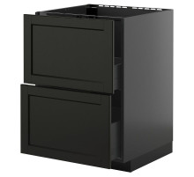 Sz stj zl+2fr/2szu, czarnoszary/Lerhyttan bejcowane na czarno METOD / KNIVSHULT 395.891.74