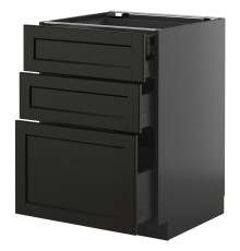 Sz stj 3fr/2n/w szu, черно-серый/черная морилка Lerhyttan МЕТОД / КНИВШУЛЬТ 396.001.57