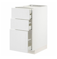 Sz stj 3fr/2n/w szu, белый/Стенсунд белый МЕТОД / МАКСИМЕРА 494.094.60