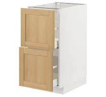 Sz stj 2fr/2w szu, белый/Дуб Форсбака МЕТОД / МАКСИМЕРА 495.091.34