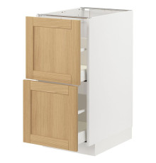 Sz stj 2fr/2w szu, белый/Дуб Форсбака МЕТОД / МАКСИМЕРА 495.091.34
