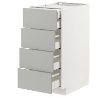 Sz stj 4fr/2n/3dsr szu, белый/Хавсторп светло-серый МЕТОД / МАКСИМЕРА 495.385.89