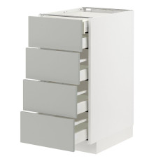 Sz stj 4fr/2n/3dsr szu, белый/Хавсторп светло-серый МЕТОД / МАКСИМЕРА 495.385.89