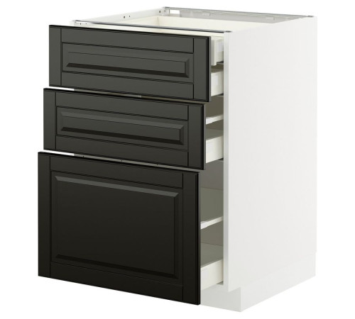 Sz stj 3fr/2n/śr/w szu, biały/Bodbyn czarny METOD / MAXIMERA 495.787.64