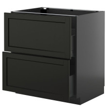 Sz stj 2fr/2w szu, черно-серый/черная морилка Lerhyttan МЕТОД / КНИВШУЛЬТ 495.894.18