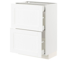 Szafka stj 2fr/3szu, biały Enköping/biały imitacja drewna METOD / MAXIMERA 594.734.41
