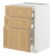 Sz stj 3fr/2n/wd/w szu, белый/Дуб Форсбака МЕТОД / МАКСИМЕРА 595.091.19