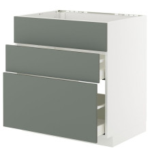 Sz stj zl+3fr/2szu, белый/Nickebo матовый серо-зеленый МЕТОД / МАКСИМЕРА 595.656.95