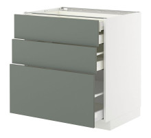 Sz stj 3fr/2n/w szu, белый/Nickebo матовый серо-зеленый МЕТОД / МАКСИМЕРА 595.657.99