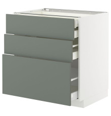 Sz stj 3fr/2n/w szu, белый/Nickebo матовый серо-зеленый МЕТОД / МАКСИМЕРА 595.657.99