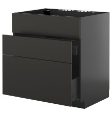 Sz stj zl+3fr/2szu, черно-серый/Nickebo матовый антрацит МЕТОД / КНИВШУЛЬТ 595.887.05