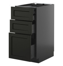 Sz stj 3fr/2n/w szu, черно-серый/черная морилка Lerhyttan МЕТОД / КНИВШУЛЬТ 596.001.56