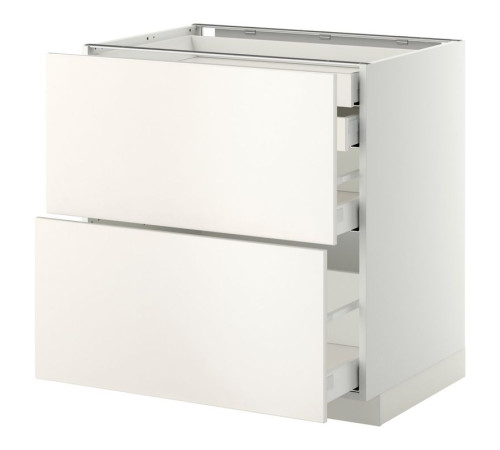 Sz stj 2fr/2n/śr/w szu, biały/Veddinge biały METOD / MAXIMERA 599.159.29