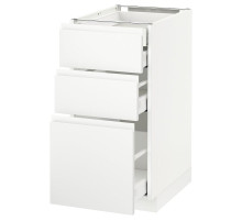 Sz stj 3fr/2n/dir/w szu, белый/Воксторп матовый белый МЕТОД / МАКСИМЕРА 691.120.95