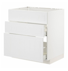 Sz stj zl+3fr/2szu, белый/Стенсунд белый МЕТОД / МАКСИМЕРА 694.094.83