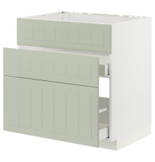 Sz stj zl+3fr/2szu, белый/Стенсунд светло-зеленый МЕТОД / МАКСИМЕРА 694.874.71