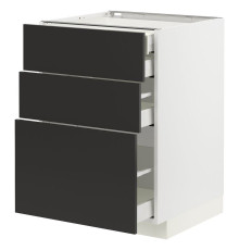 Sz stj 3fr/2n/dir/w szu, белый/Nickebo матовый антрацит МЕТОД / MAXIMERA 694.976.01
