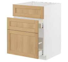 Sz stj zl+3fr/2szu, белый/Дуб Форсбака МЕТОД / МАКСИМЕРА 695.091.52