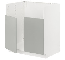 Szafka zl pod TALLSJÖN, biały/Havstorp jasnoszary METOD 695.501.08