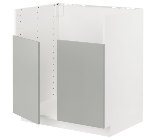 Szafka zl pod TALLSJÖN, biały/Havstorp jasnoszary METOD 695.501.08