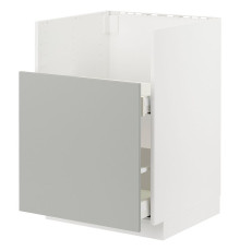 ТАЛЛЬШОН Шкаф, белый/Хавсторп светло-серый МЕТОД / МАКСИМЕРА 695.505.80