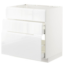 Sz stj zl+3fr/2szu, белый/Воксторп глянец/белый МЕТОД / МАКСИМЕРА 792.549.80